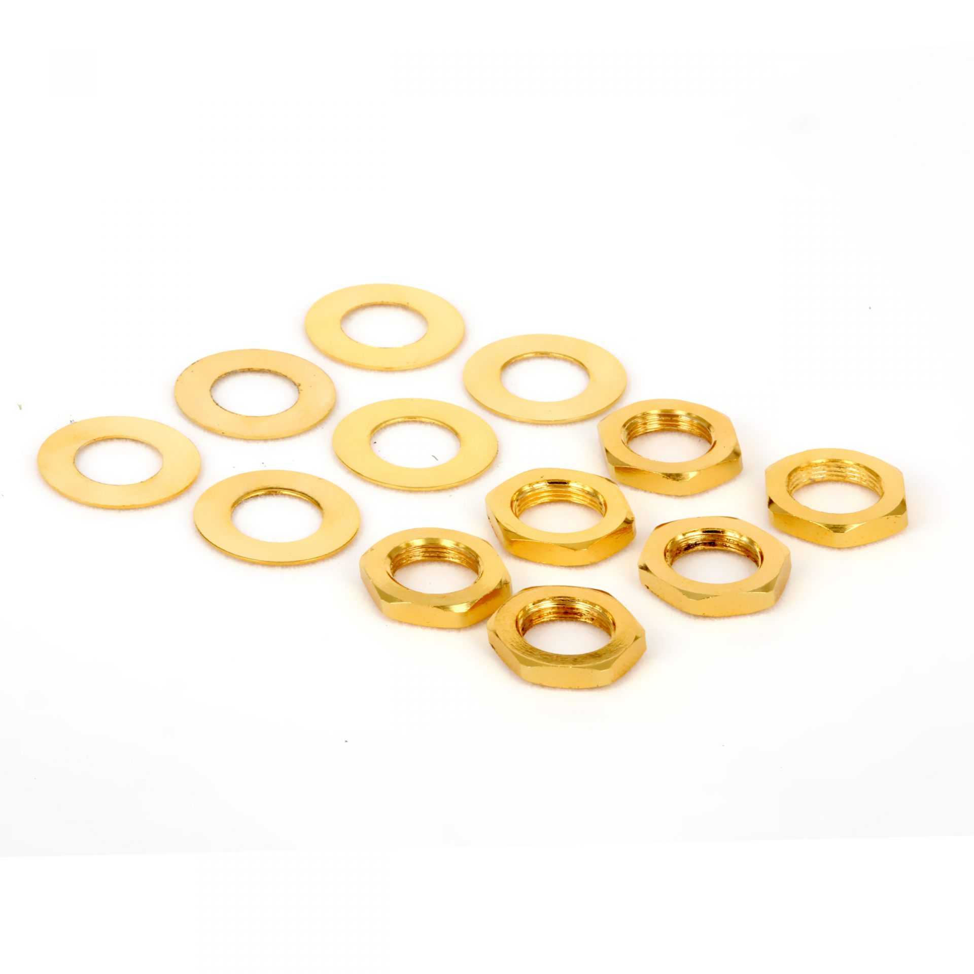 Hex Nut including Washer Gold scaled Finding the Best Guitar Tuner: A Rocker's Guide