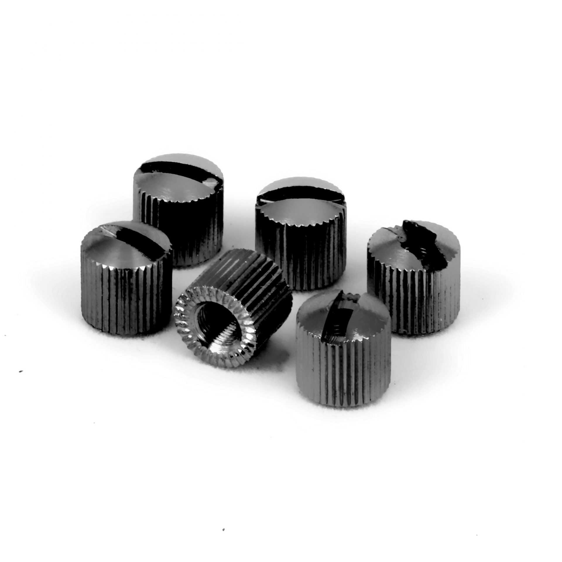 Lock Nut Set black Chrome 1 Mastering Your Sound: The Ultimate Guide to Electric Guitar Tuners