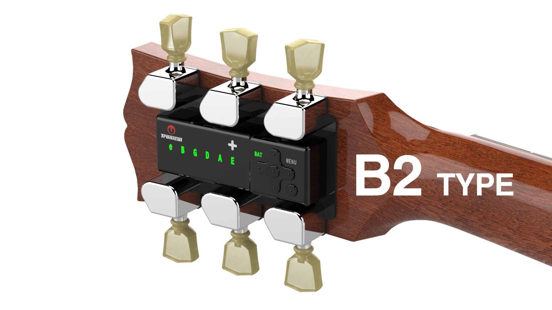 TronicalTune Sets B2 Type Guitar Tuner - unique Tronical Professional Tune Sytem autotunes Guitar
