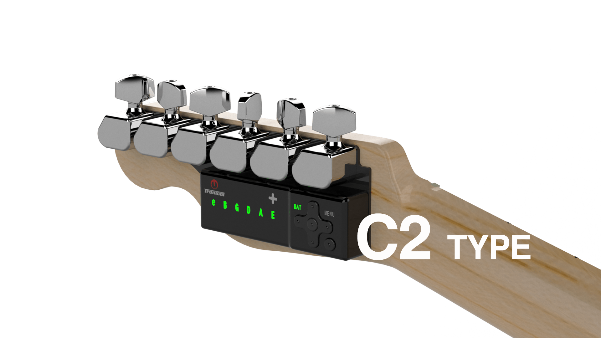 TronicalTune Sets C2 Type Guitar Tuner - unique Tronical Professional Tune Sytem autotunes Guitar