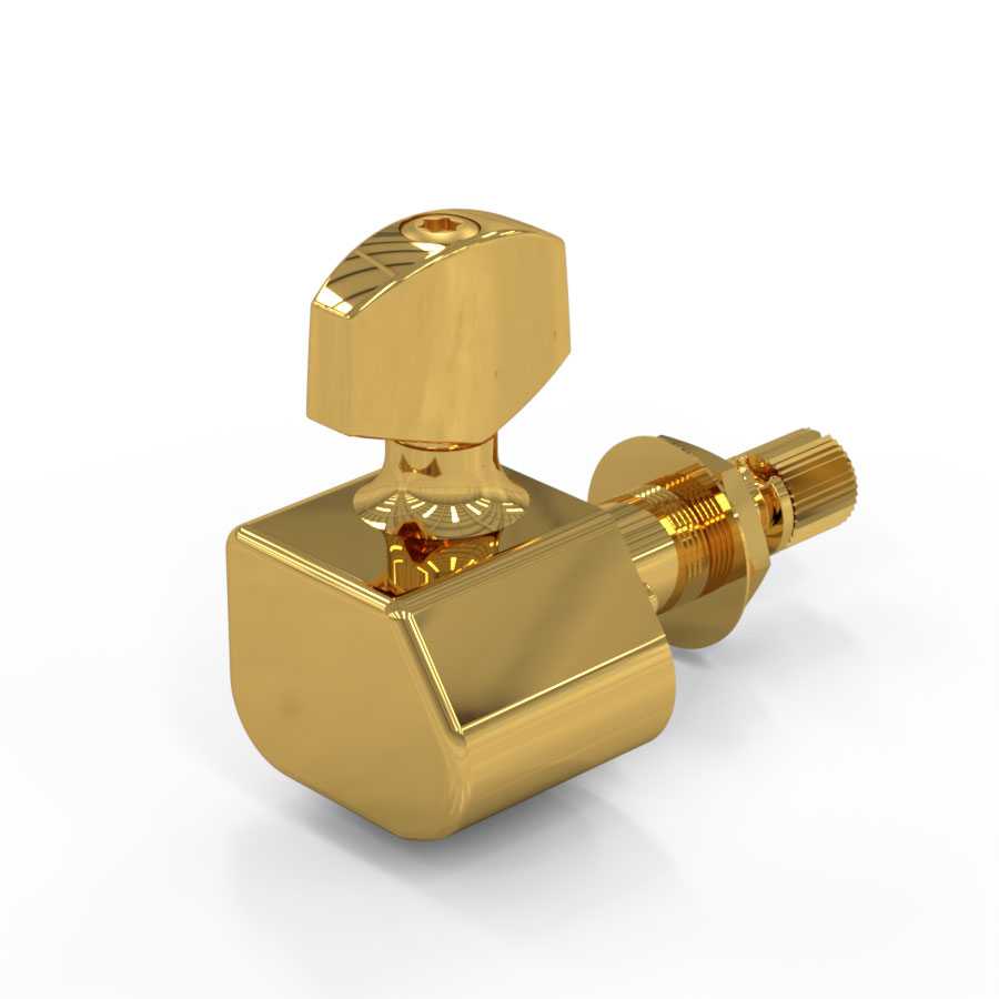 PowerHead automatic guitar tuning peg - Gold Strat, treble side PowerHead automatic guitar tuning peg - Gold Strat, treble side