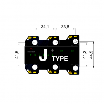 Alternative view of J Type TronicalTune Guitar Tuner Nickel Marble Refurbished
