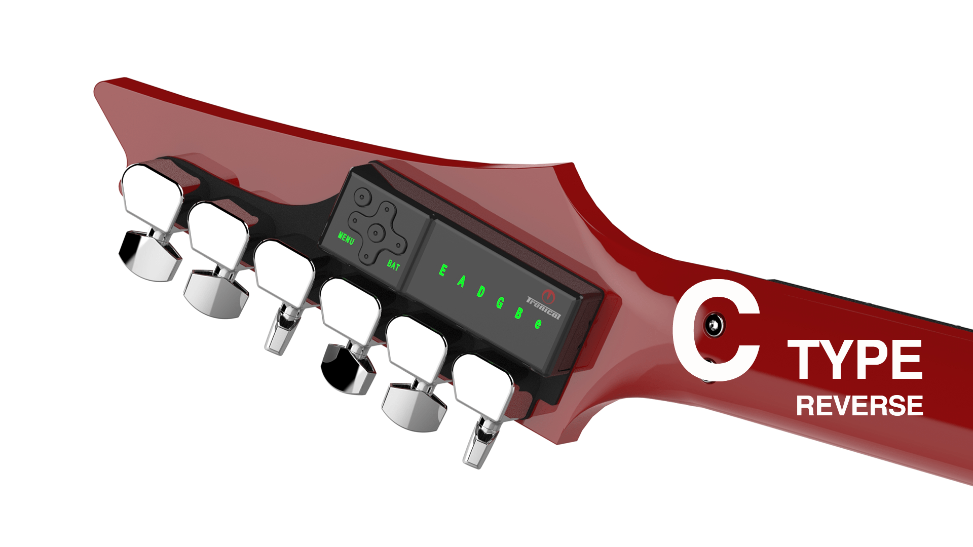TronicalTune Sets C Type Reverse Guitar Tuner - unique Tronical Professional Tune Sytem autotunes Guitar