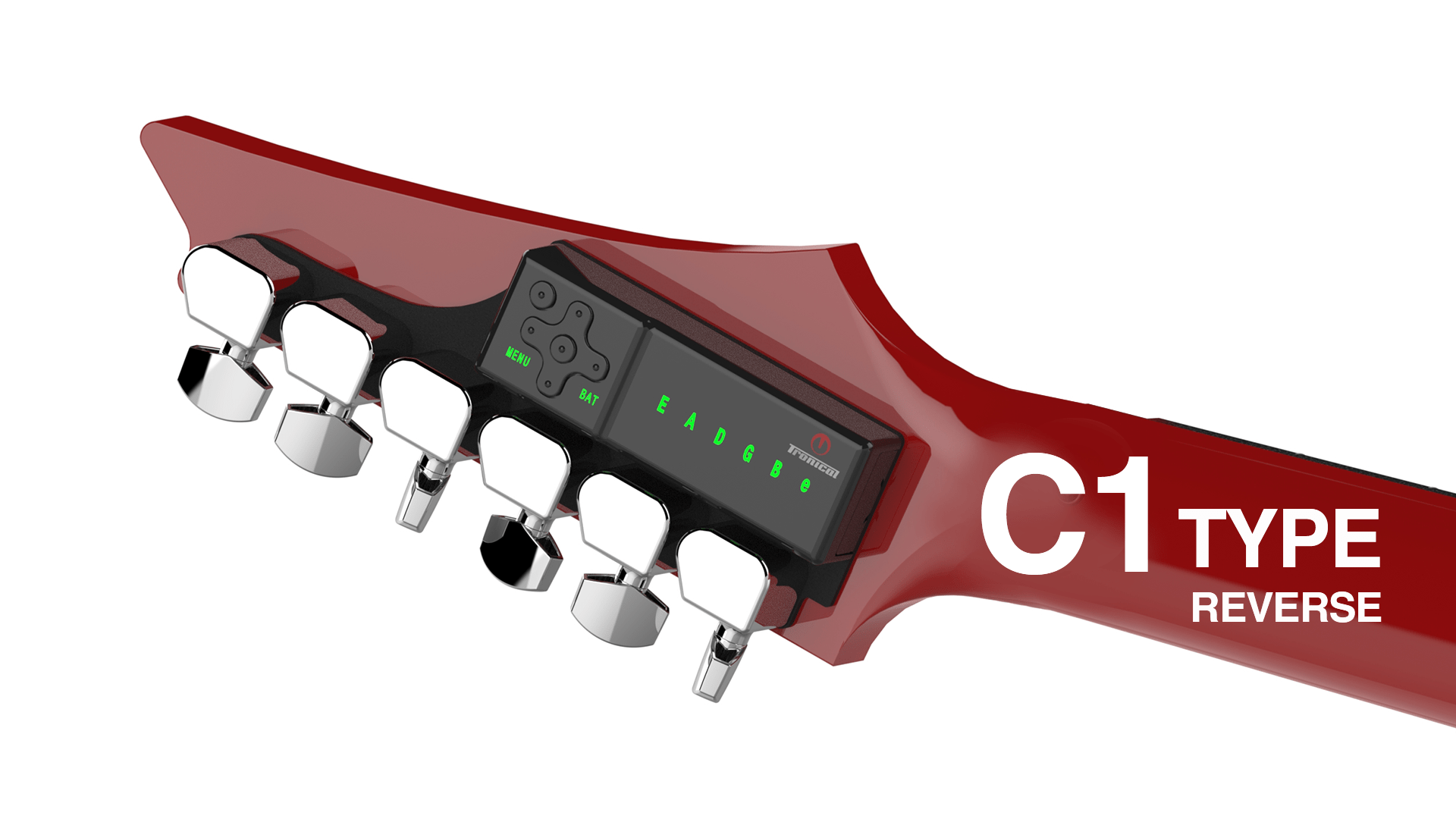 TronicalTune Sets C1 Type Reverse Guitar Tuner - unique Tronical Professional Tune Sytem autotunes Guitar