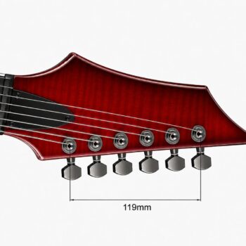 Tronicaltune PLUS 6-in-Line Style C1 Type Reverse Tronicaltune Guitar Tuner