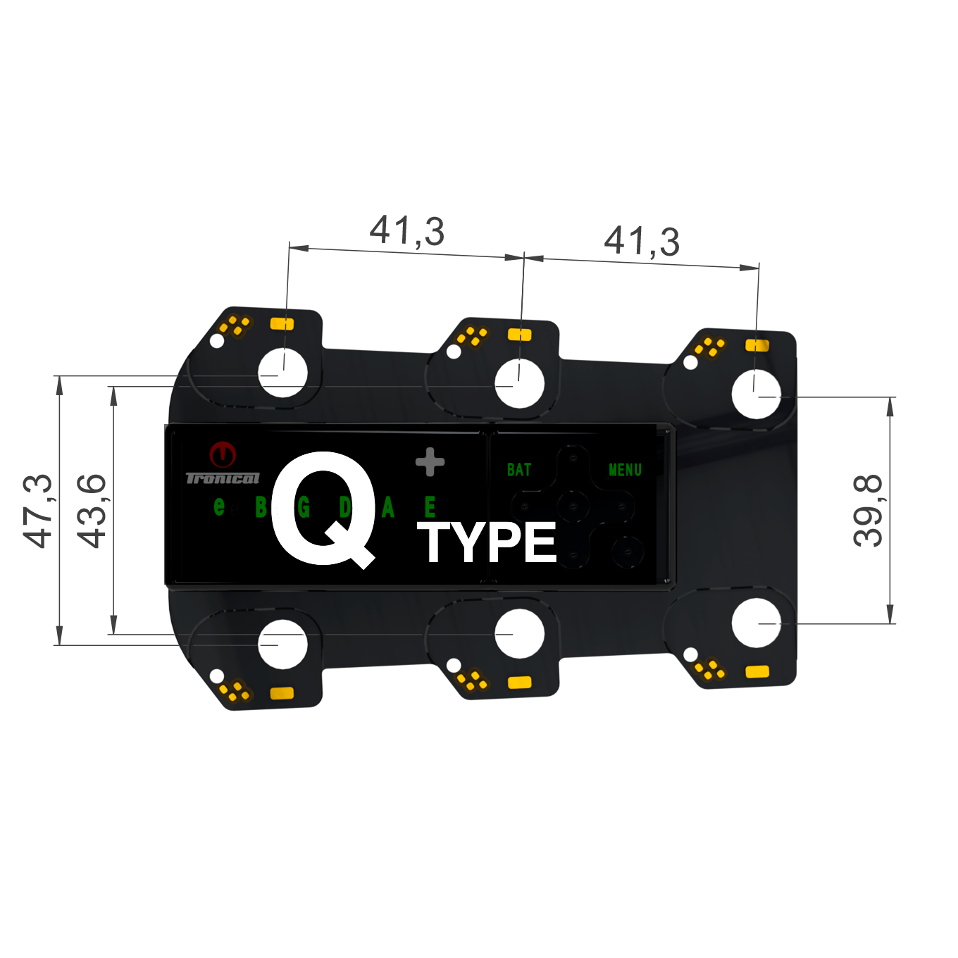 TronicalTune Sets Q Type Guitar Tuner - unique Tronical Professional Tune Sytem autotunes Guitar