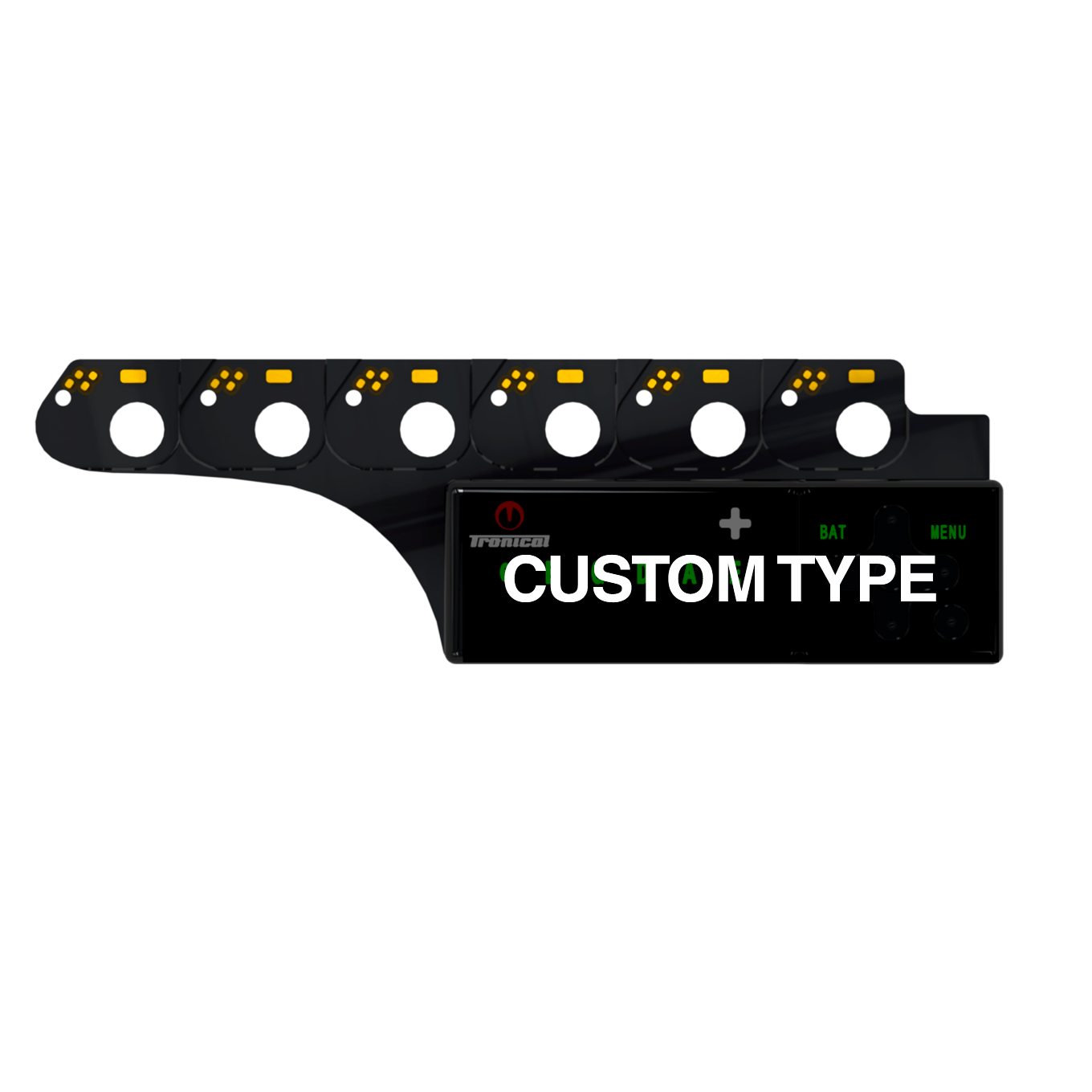 TronicalTune Sets Custom 6 in Line Contacting PCB Guitar Tuner - unique Tronical Professional Tune Sytem autotunes Guitar