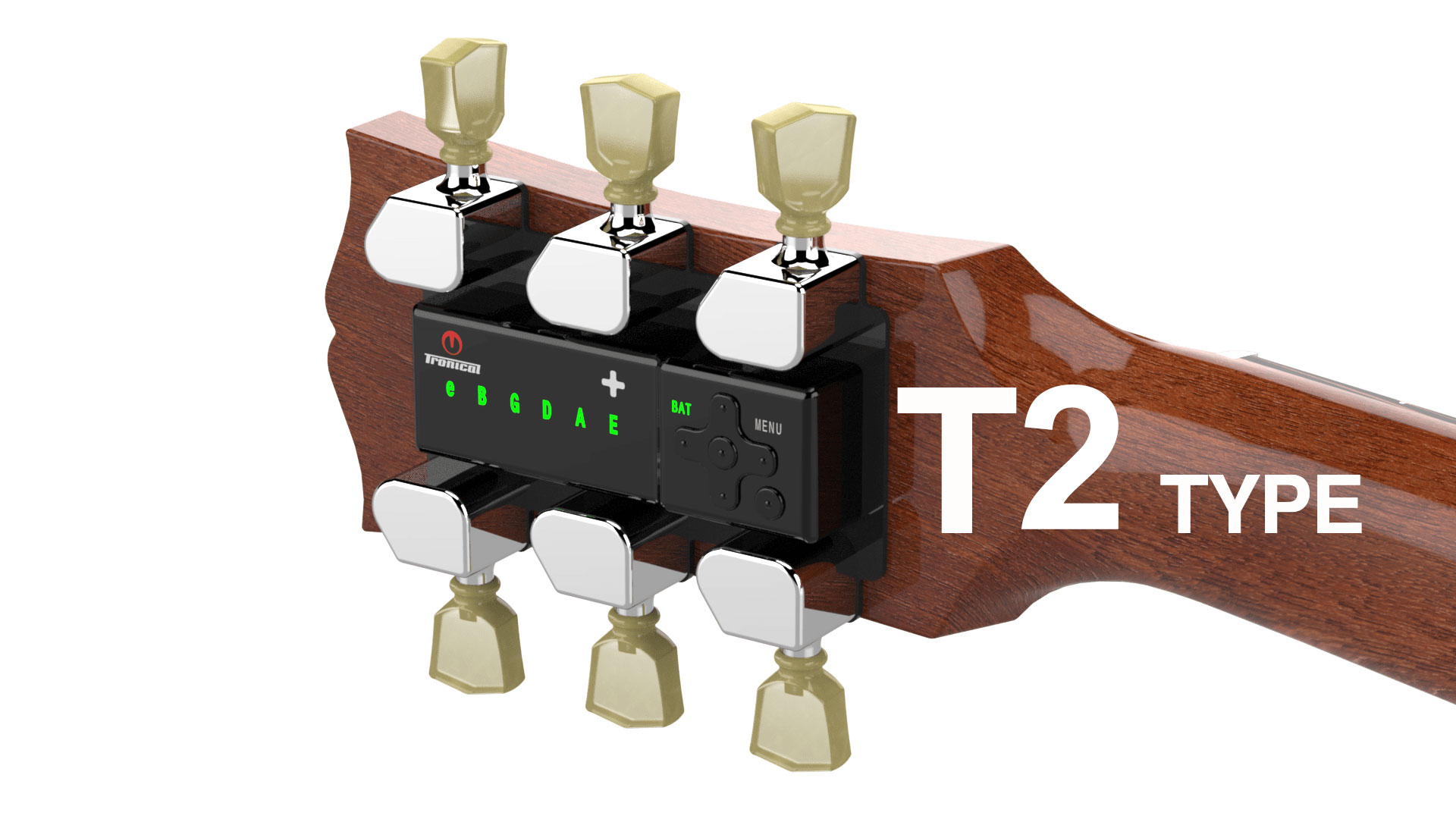 TronicalTune Sets T2 Type Guitar Tuner - unique Tronical Professional Tune Sytem autotunes Guitar