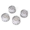 Guitar Volume Tone Knob SET Potentiometer Cap White