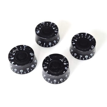 Guitar Volume Tone Knob SET Potentiometer Cap Black Guitar Volume Tone Knob SET Potentiometer Cap Black