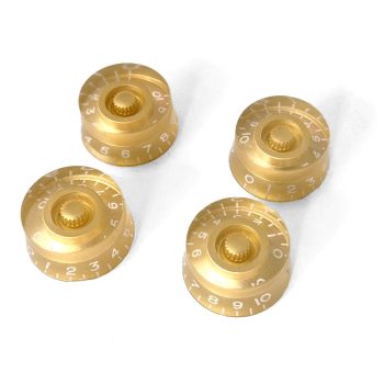 Guitar Volume Tone Knob SET Potentiometer Cap Gold Guitar Volume Tone Knob SET Potentiometer Cap Gold