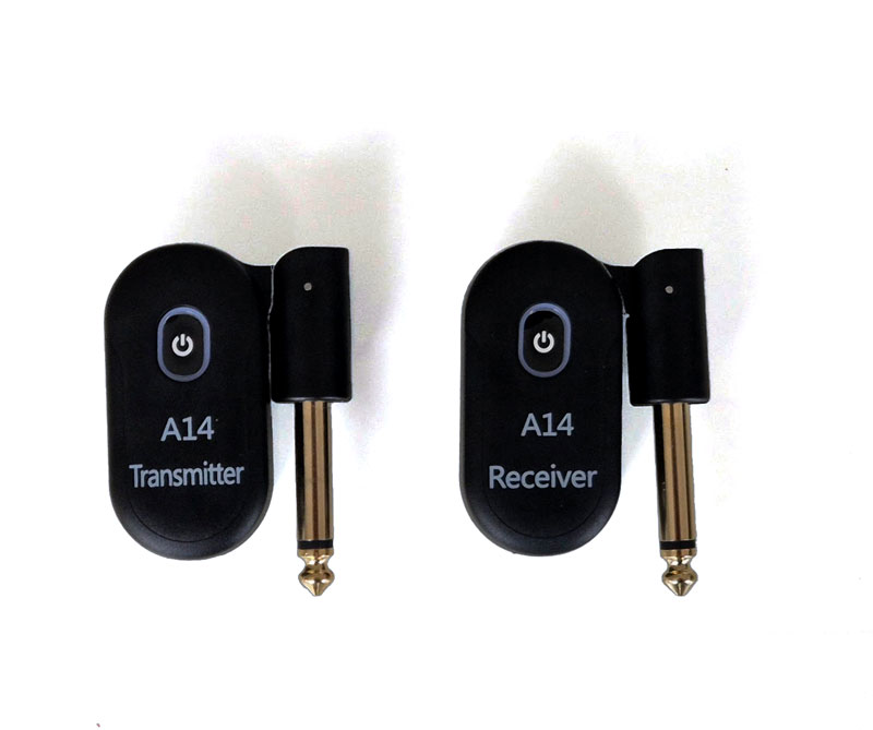A14 wireless guitar audio transmitter and receiver A14 wireless guitar audio transmitter and receiver