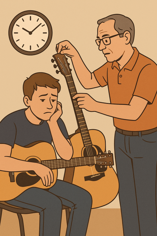 Why More US Music Stores Are Closing: A Study on Bad Service, Lazy Operators, and the Rise of Online Shopping guitar tuner