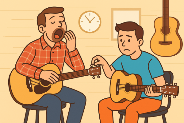 tuning guitar beginners