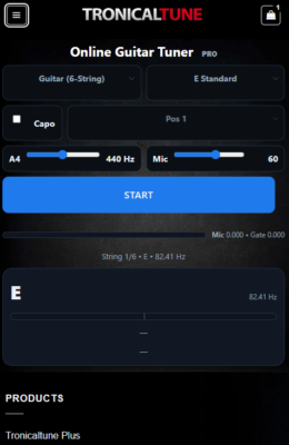 online tuner