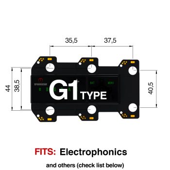 G1 Type TronicalTune Guitar Tuner for Electrophonics Model One